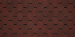 Черепица гибкая Tegola Garda rosso 409 (красный) GL 407208