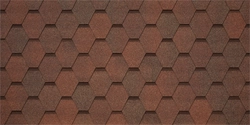 Черепица гибкая Tegola Unica Veneto nocciola 418 (коричневый фундук) GL 678669