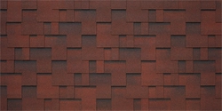 Черепица гибкая Tegola Unica Lazio amarone 410 (красный Амароне) GL 678646