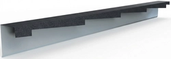 Планка фронтонная резная левая Gerard Eleganta 320 сталь черный GL 670463