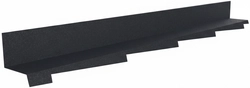 Примыкание к стене резное левое Gerard Eleganta 320 сталь черный GL 670452