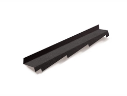 Планка примыкания правая для композитной черепицы Metrotile черный (1,25м) GL 162445