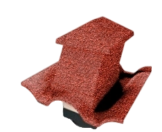 Вентилятор кровельный для композитной черепицы Metrotile HV15-15 Romana красный GL 663519