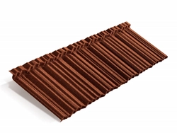 Лист композитной черепицы Metrotile MetroShake 2 терракотовый GL 152926