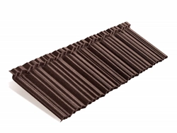 Лист композитной черепицы Metrotile MetroShake 2 коричневый GL 161454