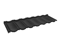 Лист композитной черепицы CM Roof Bond цвет black (черный) GL 785965