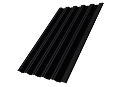 Профнастил НС35R Grand Line 0,45 ПЭ RAL 9005 черный GL 449546