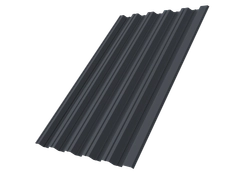 Профнастил НС35R Grand Line 0,5 Drap ТХ RAL 7024 мокрый асфальт GL 570667