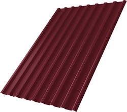 Профнастил С20R Grand Line 0,45 Drap с пленкой RAL 3005 красное вино GL 107520