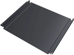 Кликфальц Double Pro Grand Line 0,5 ПЭ слим с пленкой на замках RAL 7004 сигнальный серый GL 814462