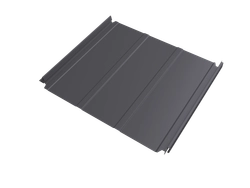 Кликфальц Double Pro Line Grand Line 0,5 ПЭ с пленкой на замках RAL 7004 сигнальный серый GL 752514