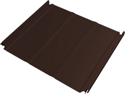 Кликфальц Double Pro Line Grand Line 0,45 Drap ТР слим с пленкой на замках RAL 8017 шоколад GL 806053