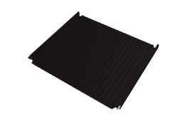 Кликфальц Double Pro Гофр Grand Line 0,45 Drap ТХ с пленкой на замках RAL 9005 черный GL 718700