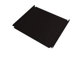 Кликфальц Double Pro Гофр Grand Line 0,5 Velur с пленкой на замках RAL 9005 черный GL 718540