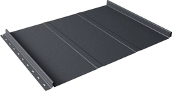 Кликфальц Line Grand Line 0,45 Drap TwinColor с пленкой на замках RAL 7024 мокрый асфальт GL 805977
