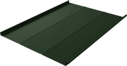 Фальц двойной стоячий Line Grand Line 0,5 Сатин матовый ТХ с пленкой на замках RAL 6020 хромовая зелень GL 754661
