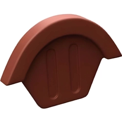 Коньковый торцевой элемент BRAAS PRO красный GL 587734