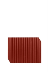 Черепица фиброцементная Тисма 40/150-8-865х1130х5,8 красный GL 594960