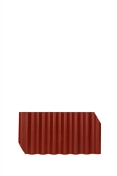 Черепица фиброцементная Тисма 40/150-8-575х1130х5,8 красный GL 594956