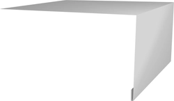 Планка околооконная простая 250х75 Grand Line 0,45 Drap ТХ RAL 7047 телегрей 4 (3м) GL 748285