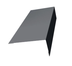 Наличник оконный HAUBERK 0,45 ПЭ с пленкой RAL 7024 мокрый асфальт (1,25) GL 393990