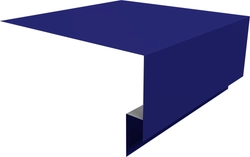 Планка околооконная сложная Экобрус 200х75х25 Grand Line 0,45 ПЭ с пленкой RAL 5002 ультрамариново-синий (3м) GL 555648