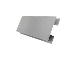 Планка H-образная Блок-хаус новый Grand Line 0,45 Drap ТХ RAL 7047 телегрей 4 (2м) GL 747973