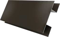 Планка H-образная стыковочная сложная Grand Line 0,5 Сатин матовый RR 32 темно-коричневый (3м) GL 515264