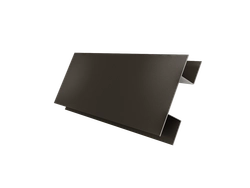 Планка H-образная Блок-хаус новый Grand Line 0,5 Сатин с пленкой RR 32 темно-коричневый (2м) GL 505767