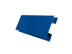 Планка H-образная Экобрус Grand Line 0,4 ПЭ с пленкой RAL 5005 сигнальный синий (3м) GL 663247