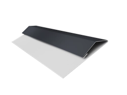 Планка стартово-финишная Экобрус, Экобрус новый Grand Line 0,45 Drap RAL 7024 мокрый асфальт (2м) GL 512829