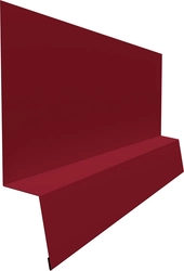 Планка начальная фальц Grand Line 0,45 ПЭ с пленкой RAL 3003 рубиново-красный (3м) GL 608754