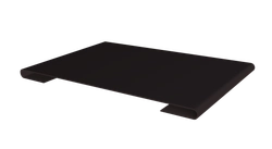 Планка стыковочная Grand Line 0,45 Drap ТХ двухсторонний RAL 9005 черный (3м) GL 666601