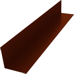 Угол внутренний 50х50 Grand Line 0,5 Сатин с пленкой RAL 3009 оксидно-красный (2м) GL 529351