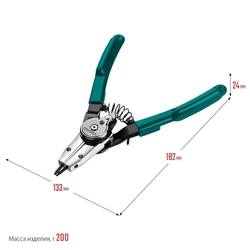 KRAFTOOL  Universal 8-in-1, внешний/внутренний, съемник стопорных колец (22813) 22813