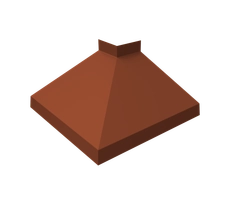 Угол отлива внешний 100 Grand Line 0,5 Сатин матовый с пленкой RAL 8004 терракота GL 269192