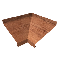 Угол отлива внутренний 250 Grand Line 0,45 Принт Премиум с пленкой Рябина Фреш TwinColor GL 652654