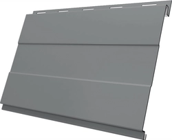 Вертикаль проф Grand Line 0,45 Drap с пленкой RAL 7004 сигнальный серый GL 372516