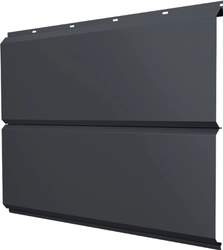 ЭкоБрус новый Grand Line 0,5 Полидэкстер TwinColor с пленкой RAL 7024 мокрый асфальт GL 824122