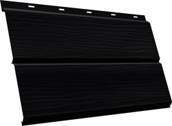 ЭкоБрус новый 3D Grand Line 0,5 Velur с пленкой RAL 9005 черный GL 757083