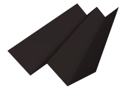 Угол внутренний фибросайдинга Слим Grand Line 0,5 Drap RAL 9005 черный (3м) GL 707191