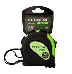 Рулетка Effecta Basic 10м с магнитом, 3 фиксатора GL 208448