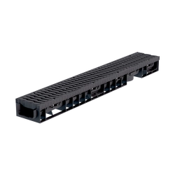Лоток водоотводный пластиковый Аquastok Master DN100 H70 класс нагрузки B125 (комплект) 1000х148х70 (110701) GL 555231