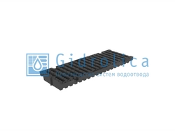 Решетка водоприемная Gidrolica Pro РВ -15.18,8.50 - щелевая пластиковая, кл. С250 (512) GL 477911