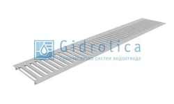 Решетка водоприемная Gidrolica Standart РВ -15.18,6.100 - штампованная стальная оцинкованная, кл. А15 (518/1) GL 780523