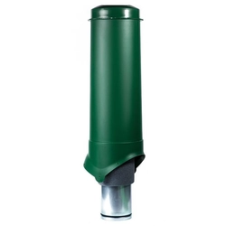 Выход вентиляции Krovent Pipe-VT 125/700 изолированный зеленый GL 389666