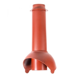 Выход канализации Krovent Pipe-VT 110 неизолированный красно-коричневый GL 401276