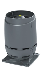 Выход вентиляционный Vilpe Flow 125S с основанием 250x250 серый GL 278205