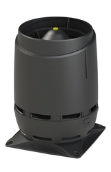 Выход вентиляционный Vilpe Flow 160S с основанием 300x300 черный GL 278209