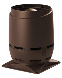 Выход вентиляционный Vilpe Flow 250S с основанием 400x400 коричневый GL 278221